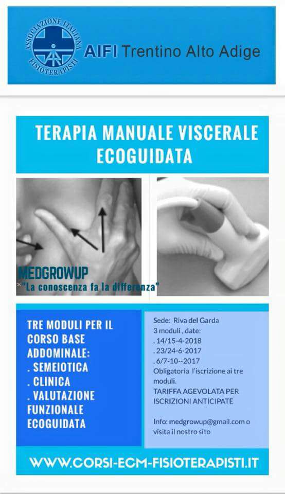 Terapia manuale e viscerale ecoguidata